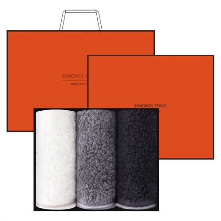 [송월타올] 솔리드혼방사 190g 3매입 H #2