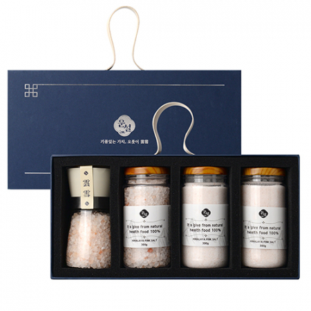 운설 130 히말라야 핑크솔트 선물세트 핑크소금 히말라야솔트 그라인더 리필소금 명절선물 추석선물 기념품 답례품 근로자의날 창립기념 소금선물세트 #3