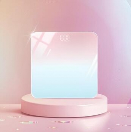 루미노 파스텔 LED 체중계 온도측정 디지털 미니 체중계 #2