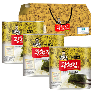 광천 김세트 김 선물 3캔김 명절 선물세트, 사은품 결혼 답례품 판촉 행사 기념 기프트 세트, 설선물 추석 설날, 문의 도시락 김