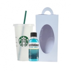 스타벅스 리유저블 벤티컵 가글 1P 화이트 손잡이 선물세트