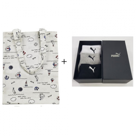 린넨에코백 + 푸마양말3족세트 #2