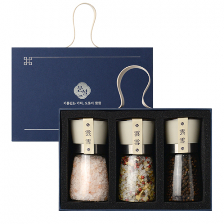 운설 203H 히말라야 핑크솔트 허브솔트 블랙페퍼 선물세트 리필소금 명절선물 추석선물 기념품 답례품 근로자의날 소금선물세트 #3