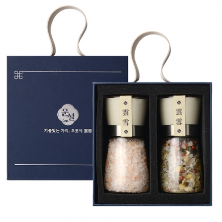 운설 202H 핑크솔트 허브솔트 선물세트 히말라야 핑크소금 히말라야솔트 허브소금 쉐프소금 그라인더 리필소금 명절선물 추석선물 기념품 답례품 근로자의날 창립기념 소금선물세트 #3
