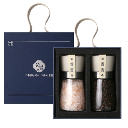 운설 202 히말라야 핑크솔트 블랙페퍼 선물세트 히말라야 핑크소금 히말라야솔트 블랙페퍼 통후추 그라인더 명절선물 추석선물 기념품 답례품 근로자의날 창립기념 #3