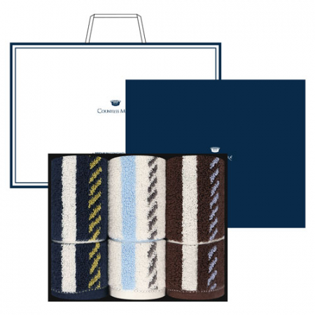 [송월타올] 카운테스마라 체크 200g 3매입 H #2