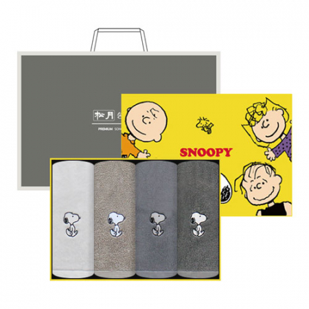 [송월타올] 스누피 리버 140g 4매입 H #2