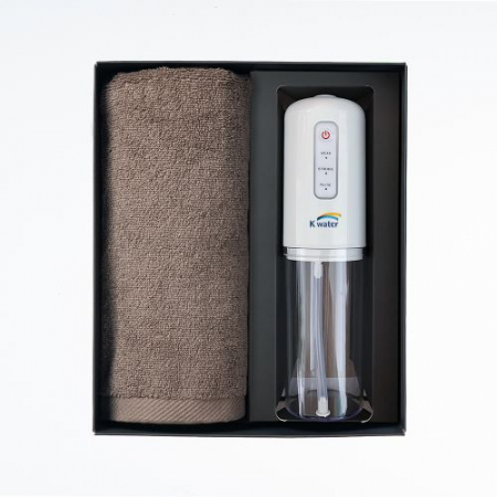 송월 프리미엄 선물 세트 송월 뉴 컬러 무지40 1P + 구강세정기 1P #3