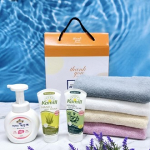 독일 카밀 핸드크림+ 송월 타올 수건+ 아이깨끗해, 타월 답례품