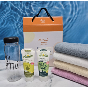 독일 카밀 핸드크림 로션+ 송월타올 수건+ 보틀( 송월 타월, 답례품