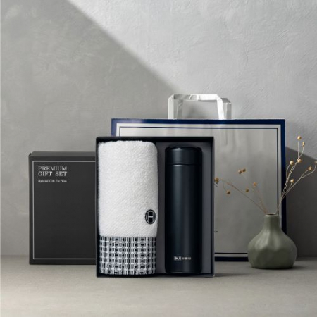 더카인드 프리미엄 송월 호텔컬렉션 톤40 1P + 스마트온도텀블러 500ml 1P 선물세트 #3