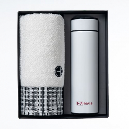 더카인드 프리미엄 송월 호텔컬렉션 톤40 1P + 스마트온도텀블러 500ml 1P 선물세트 #6
