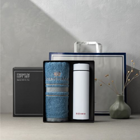 더카인드 프리미엄 송월 카운테스마라 센치40 1P + 스마트온도텀블러 500ml 1P 선물세트 #3