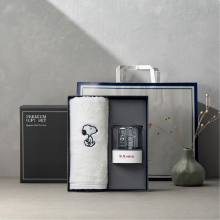 더카인드 프리미엄 송월 스누피 리버40 1P + 쓰리세븐 KR-050C 손톱깎이 선물세트 1P #2