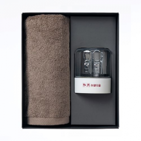 더카인드 프리미엄 송월 뉴 컬러 무지40 1P + 쓰리세븐 KR-050C 손톱깎이 선물세트 1P #4