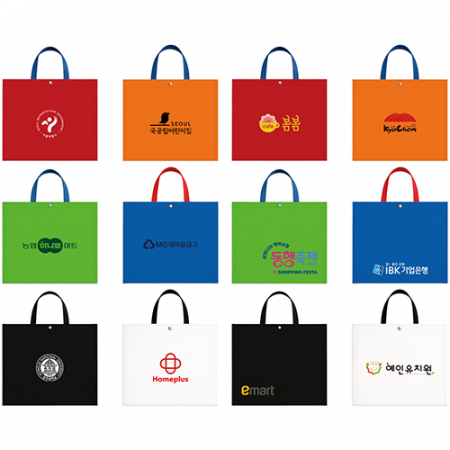 무지 타포린백 중형 35x30x15 타포린가방 시장가방 보조가방 신발주머니 // 인쇄제작가능 #4
