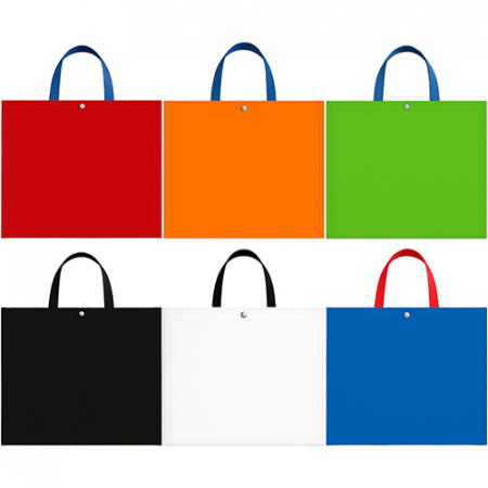 무지 타포린백 중형 35x30x15 타포린가방 시장가방 보조가방 신발주머니 // 인쇄제작가능 #3