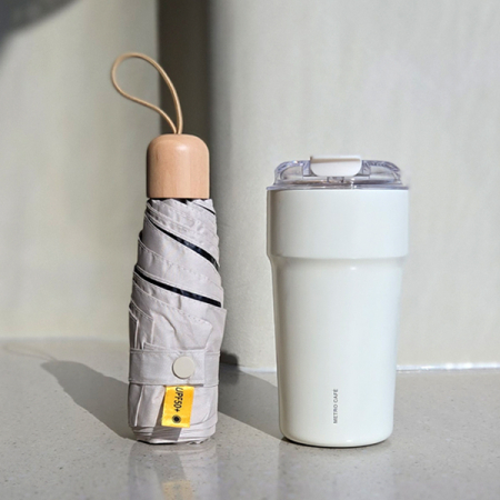 센트라도 캡슐우드 우양산+락앤락 메트로카페세라믹텀블러 500ml 세트 #5