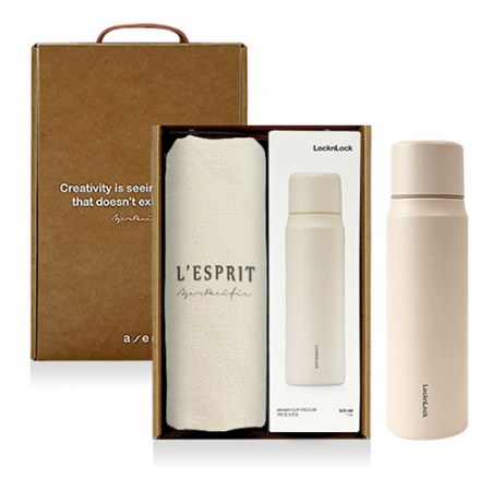 레스쁘리 고급 세트 MMM, 솔리드 에코백 + 보온병 락앤락 마망컵 505ml #2