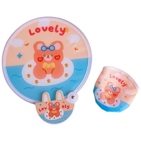 캐릭터 쁘띠 접이식 원형 미니 부채 K2535 #2