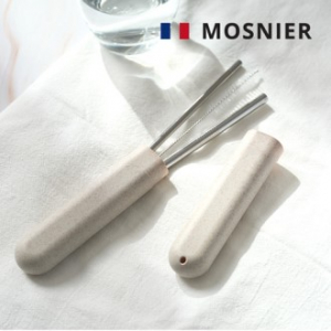 모스니에 휴대용 스텐빨대 2종 세트