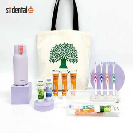 신박한양치세트19호 락앤락 코튼캔디 텀블러 에코백나무 M오랄비 카밀핸드크림 #4