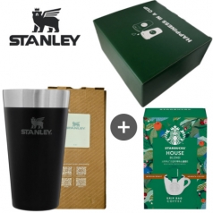 스탠리 파인트컵 블랙 스타벅스 커피 선물세트