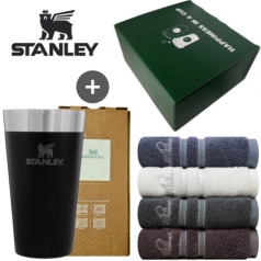 스탠리 파인트컵 블랙 영신타올 아놀드파머 실버라인 뱀부사 선물세트