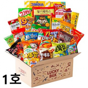 위크앤드 프리미엄 럭키 종합과자 선물박스 1호