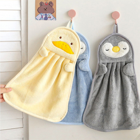 뽀송뽀송 귀여운 고리 수건 주방 핸드타올 Y2505 #2