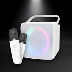 파인큐브 MT50-3 레인보우 LED 블루투스 노래방기계