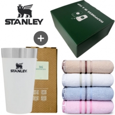 스탠리 파인트컵 화이트 루이마틴 타올 선물세트