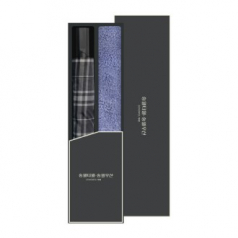 송월 타월우산세트 F (40수 항균 180g 타월1 + 2단 모던체크 우산1)