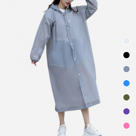 성인 eva 우비 레인코트 고급형 시보리형 #2