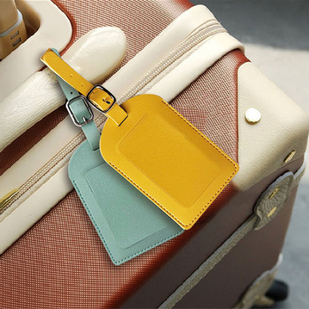 가죽 캐리어 네임택 이동 가방 골프 가방택 이름표 Y2506 #2