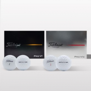NEW 타이틀리스트 PRO V1/V1X 12구 골프공 로고인쇄
