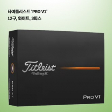 타이틀리스트 PRO V1 더즌 12구 로고