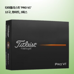 타이틀리스트 PRO V1 더즌 12구 로고