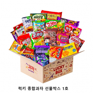 위크앤드 럭키 종합과자 선물박스 1호 간식세트