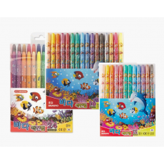 문교 바다 색연필 12색, 16색, 24색