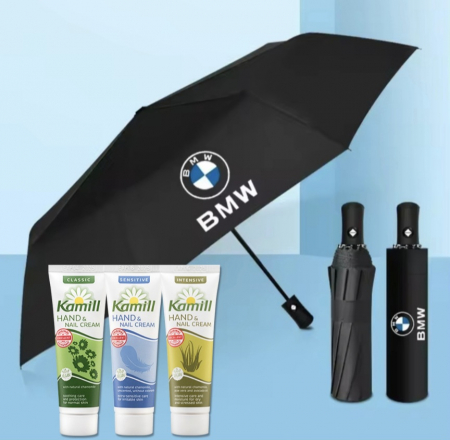 카밀 핸드크림+ 3단 우산) 우산선물 우양산 #2