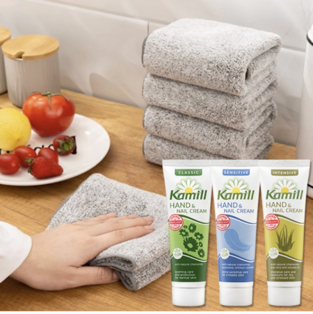 카밀 핸드크림 로션+핸드타올 수건 #2