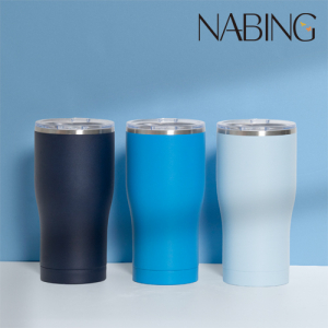 나빙 3가지 자연을 담은 바다빛 304 스텐 슬라이드캡 텀블러 600ml