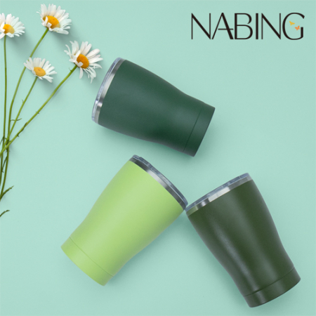 나빙 3가지 자연을 담은 풀잎빛 304 스텐 슬라이드캡 텀블러 350ml #2