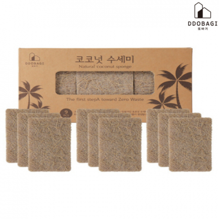 제로웨이스트 코코넛 수세미 9P #3