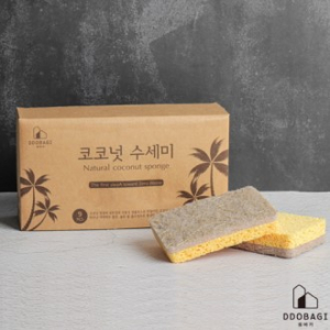 제로웨이스트 코코넛 수세미 9P