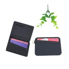 블랙사피아노명함지갑+카드지갑세트