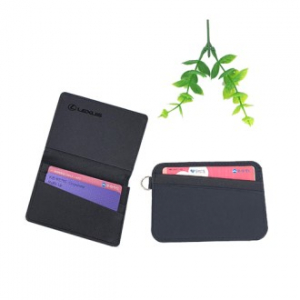 블랙사피아노명함지갑+카드지갑세트