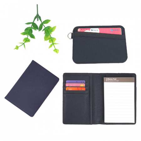 블랙사피아노수첩메모패드+카드지갑세트 #2