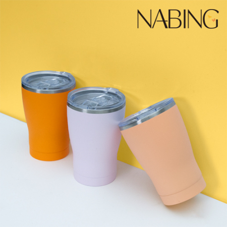 나빙 3가지 자연을 담은 노을빛 스텐 304 슬라이드캡 텀블러 350ml #2